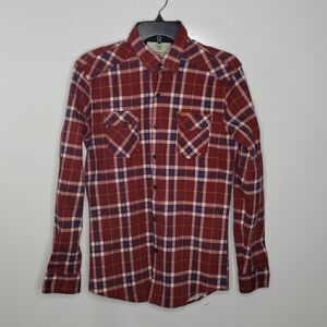 Scotch & Soda Plaid Lumber Button Down Shirt Women’s XL